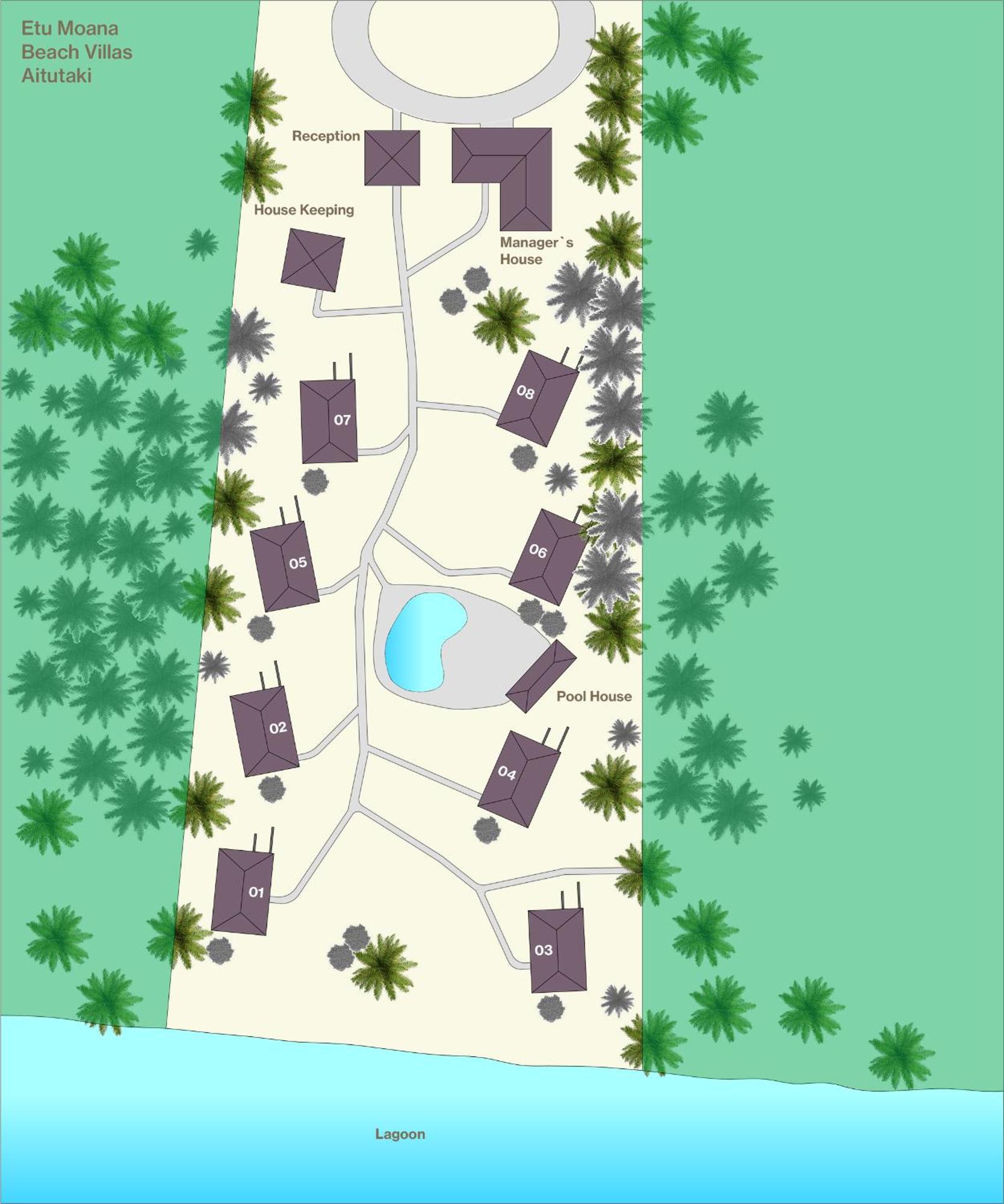 Etu Moana Boutique Beach Villas - Adults Only Arutanga Exteriér fotografie